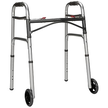 Amazon.com: McKesson Junior Folding Walkers with Wheels